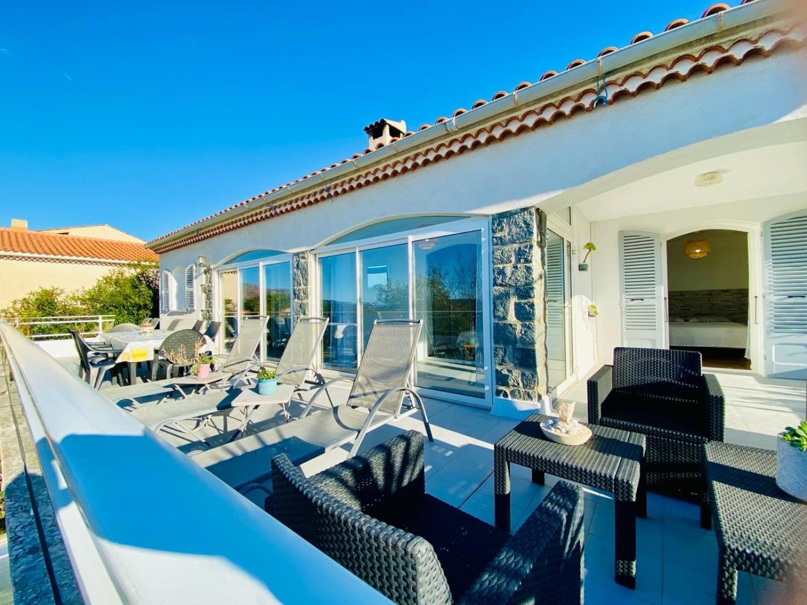 Villa Montalbo Vue Mer De 2 A 10 Personnes Cargese Bagian luar foto