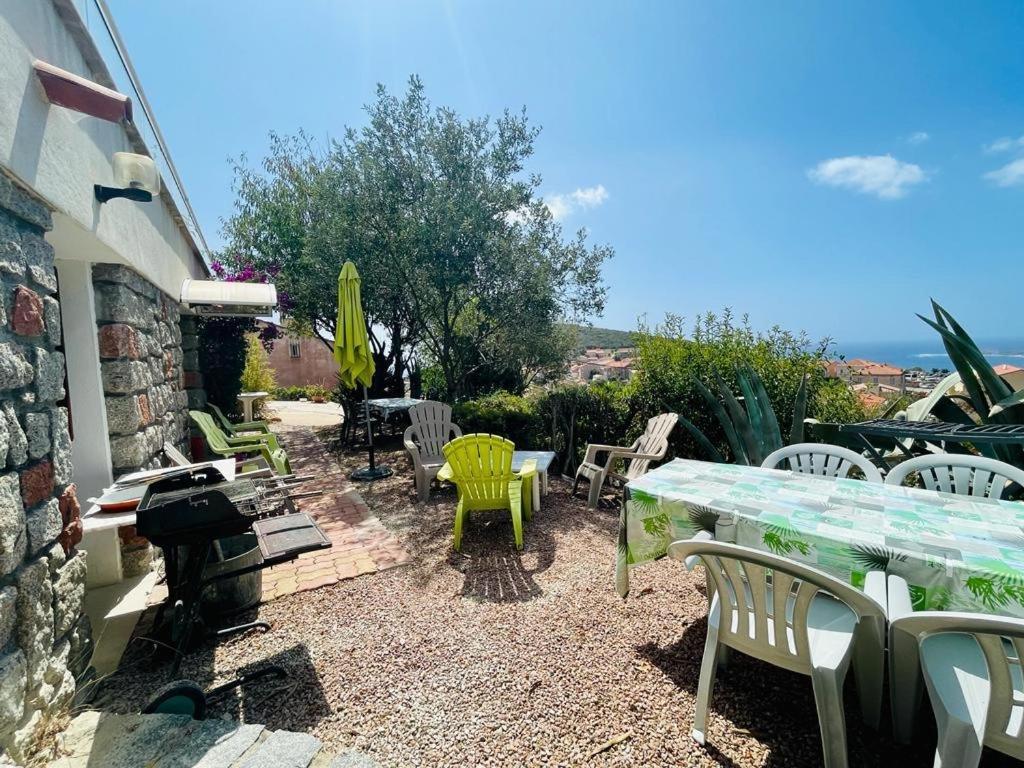 Villa Montalbo Vue Mer De 2 A 10 Personnes Cargese Bagian luar foto